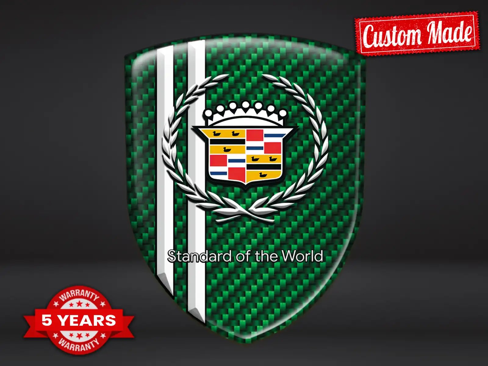 Cadillac Autocollants Logo Imprimé Pro Max Durable Stylé ST